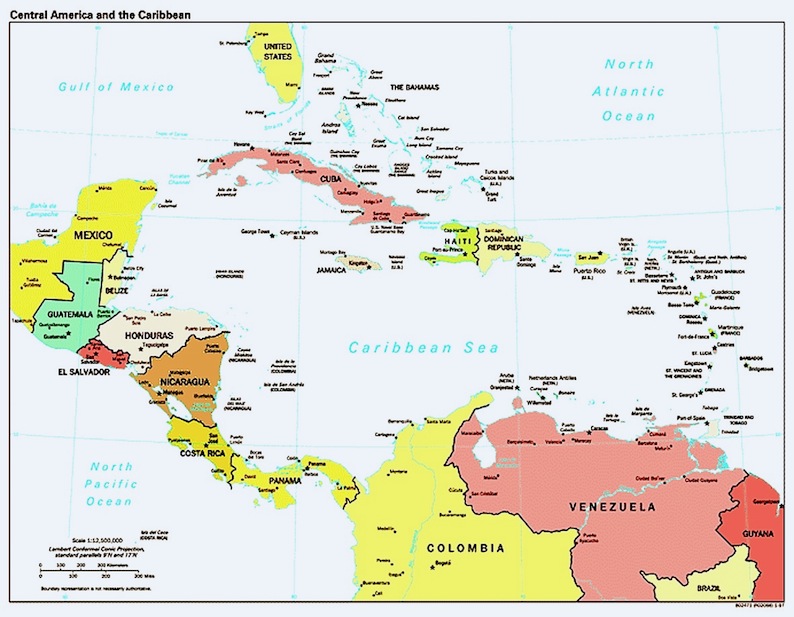 Carte Guadeloupe Martinique imvt