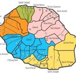 Carte administrative de La Réunion